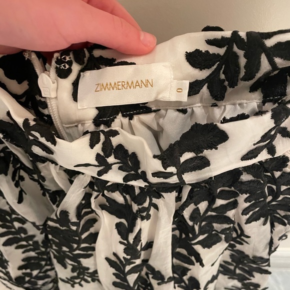 Zimmermann Black Velvet floral skirt - Picture 4 of 4